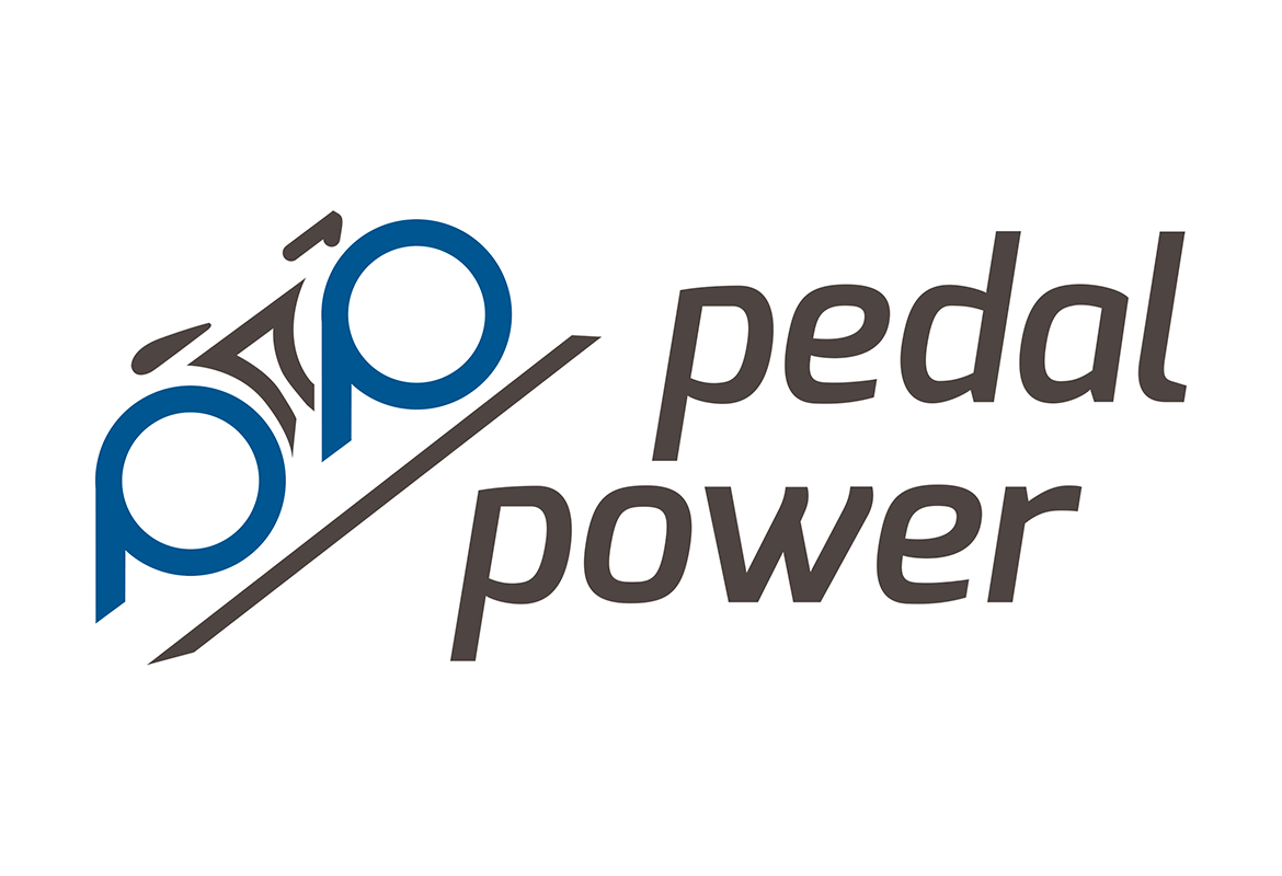 pedal power logo colour Sebastian Nadeau